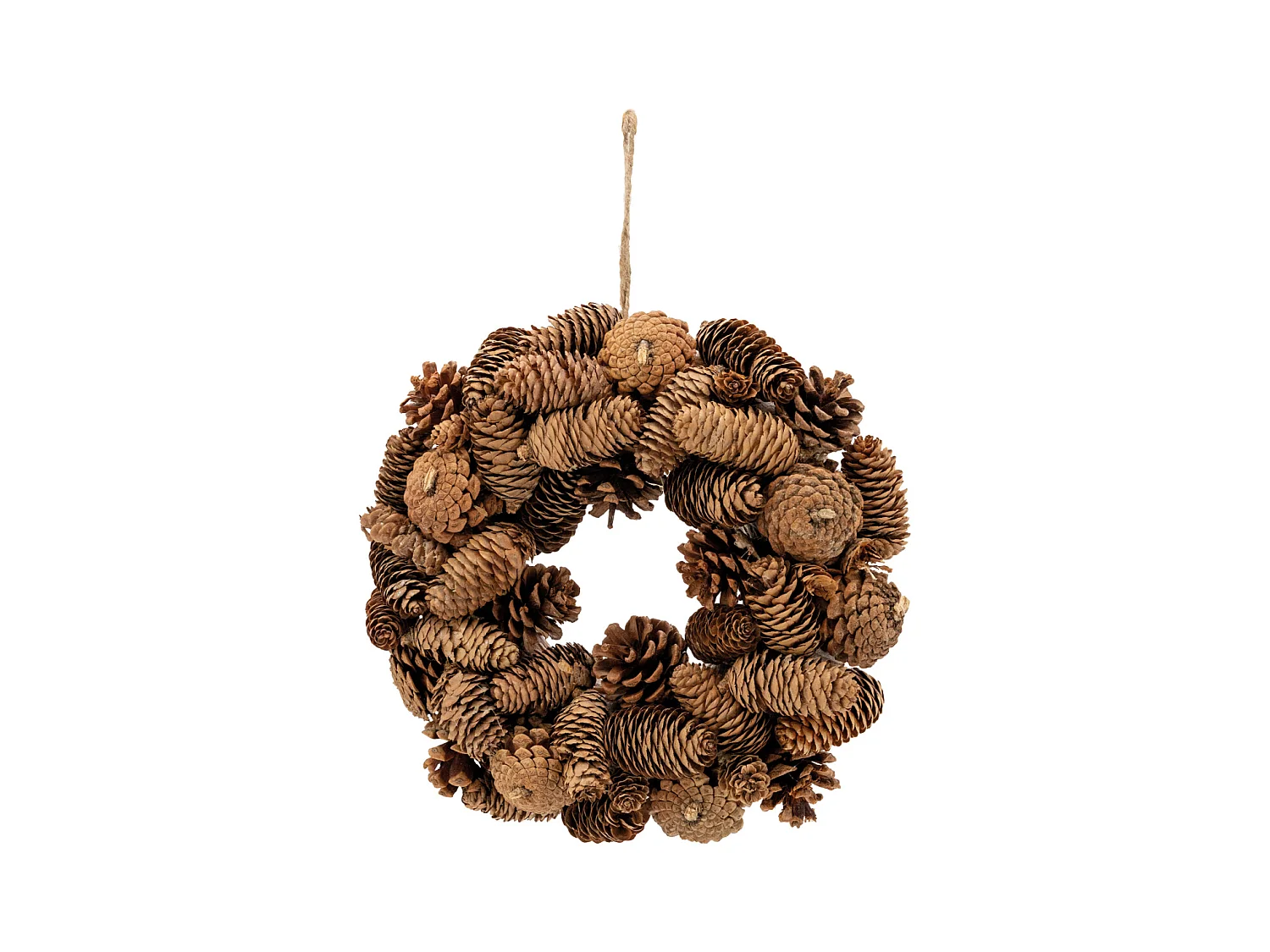 Couronne de Noël pomme de pin