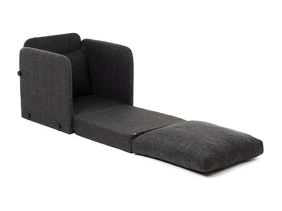 Fauteuil convertible en tissu Saga
