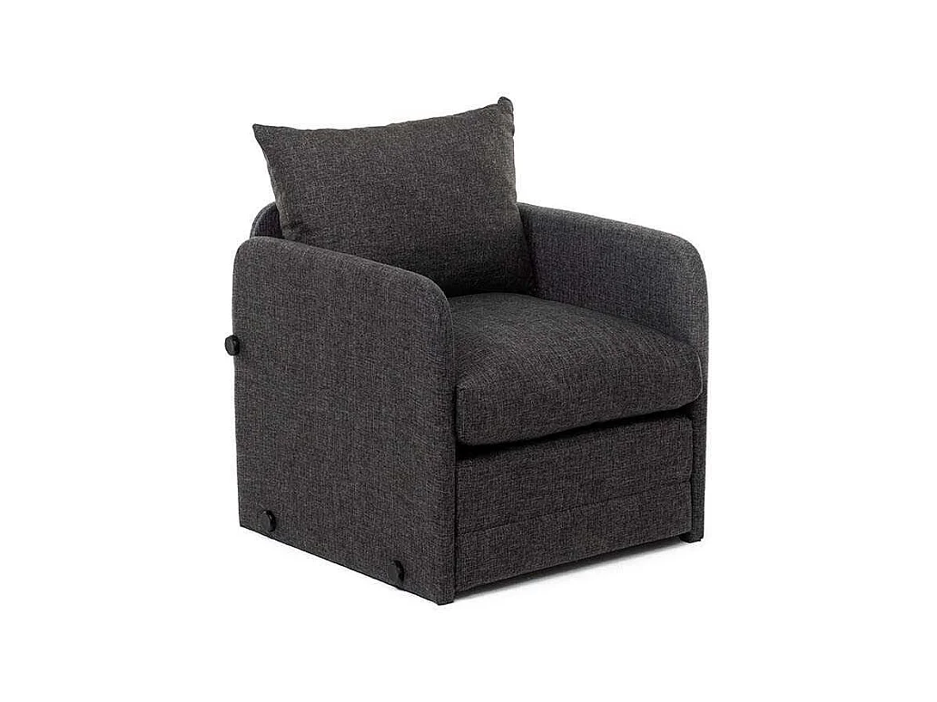Fauteuil convertible en tissu Saga