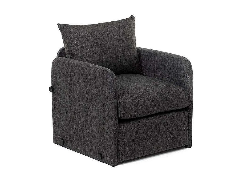 Fauteuil convertible en tissu Saga