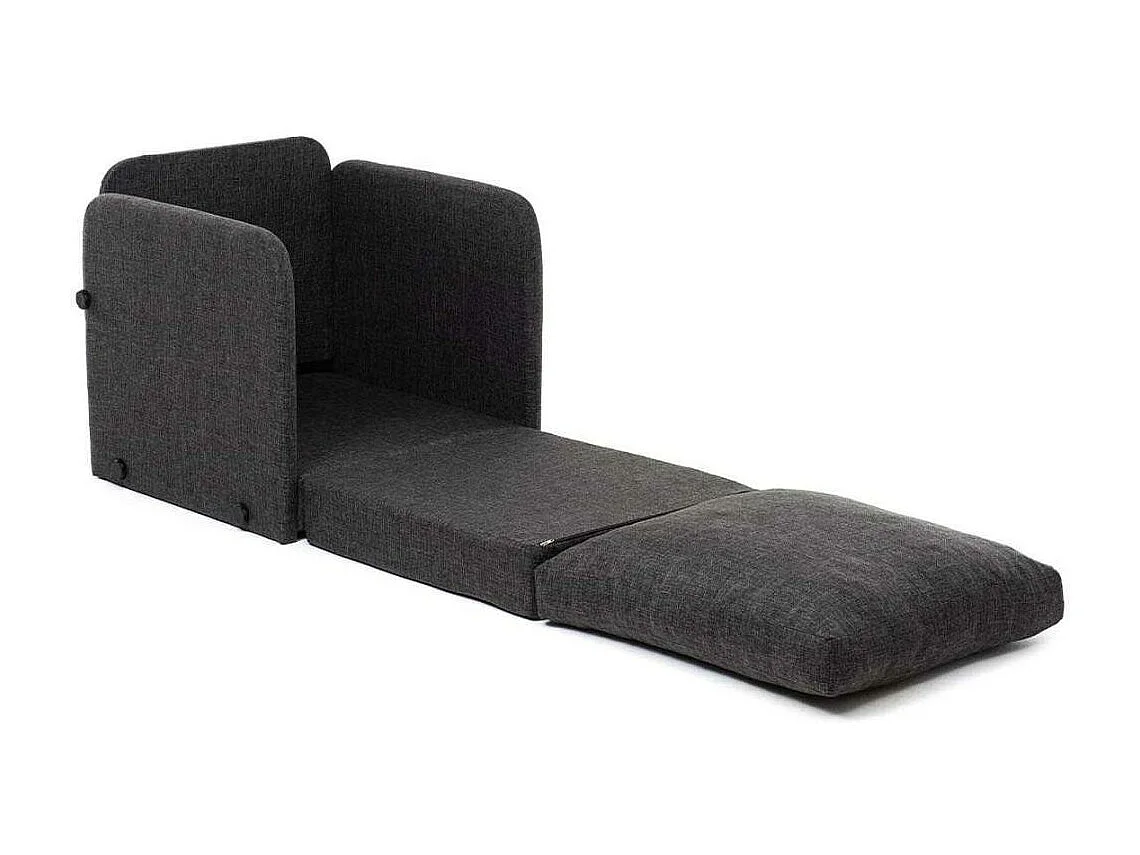 Fauteuil convertible en tissu Saga