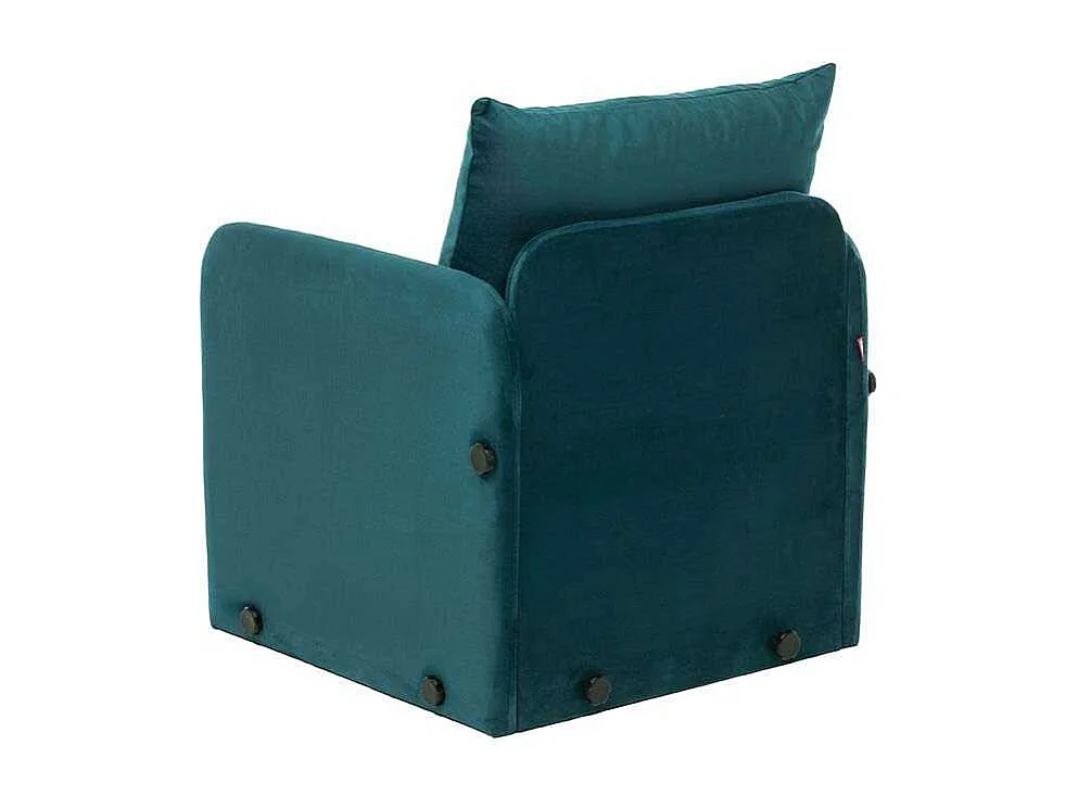 Fauteuil convertible en tissu Saga