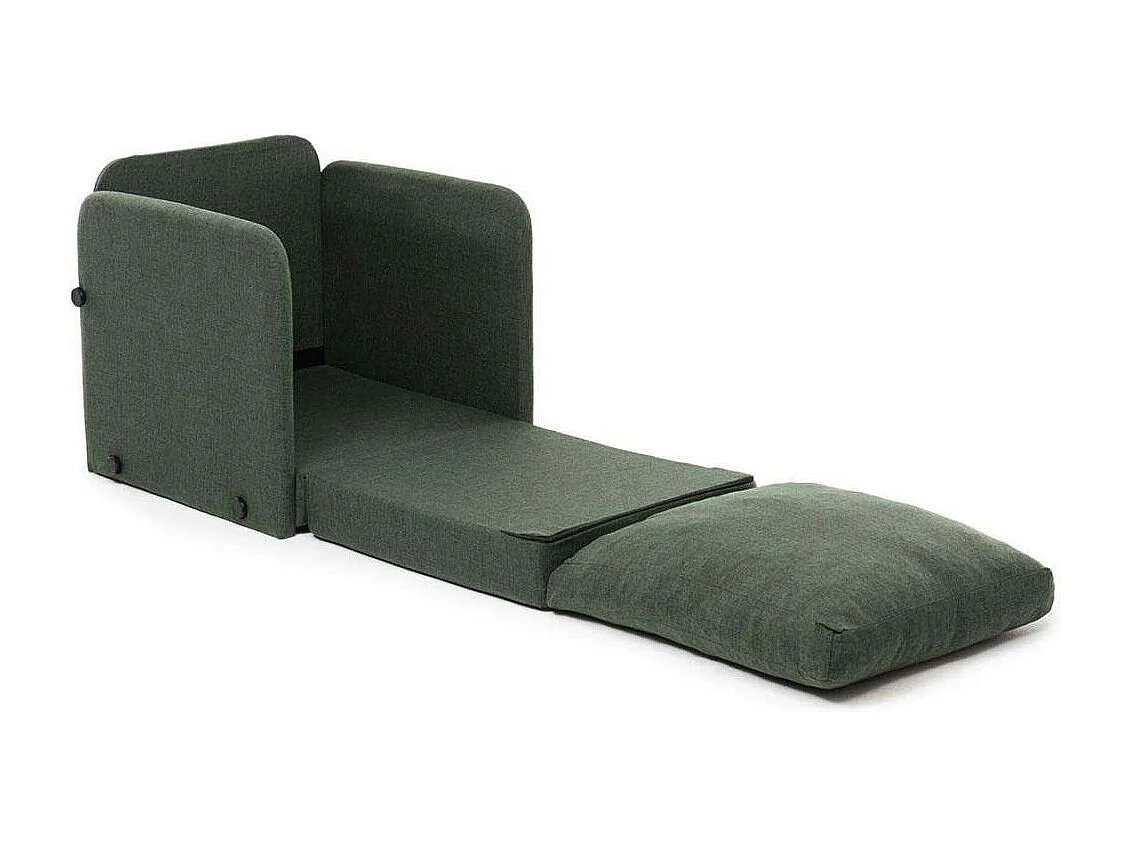Fauteuil convertible en tissu Saga
