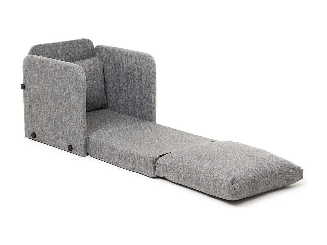 Fauteuil convertible en tissu Saga