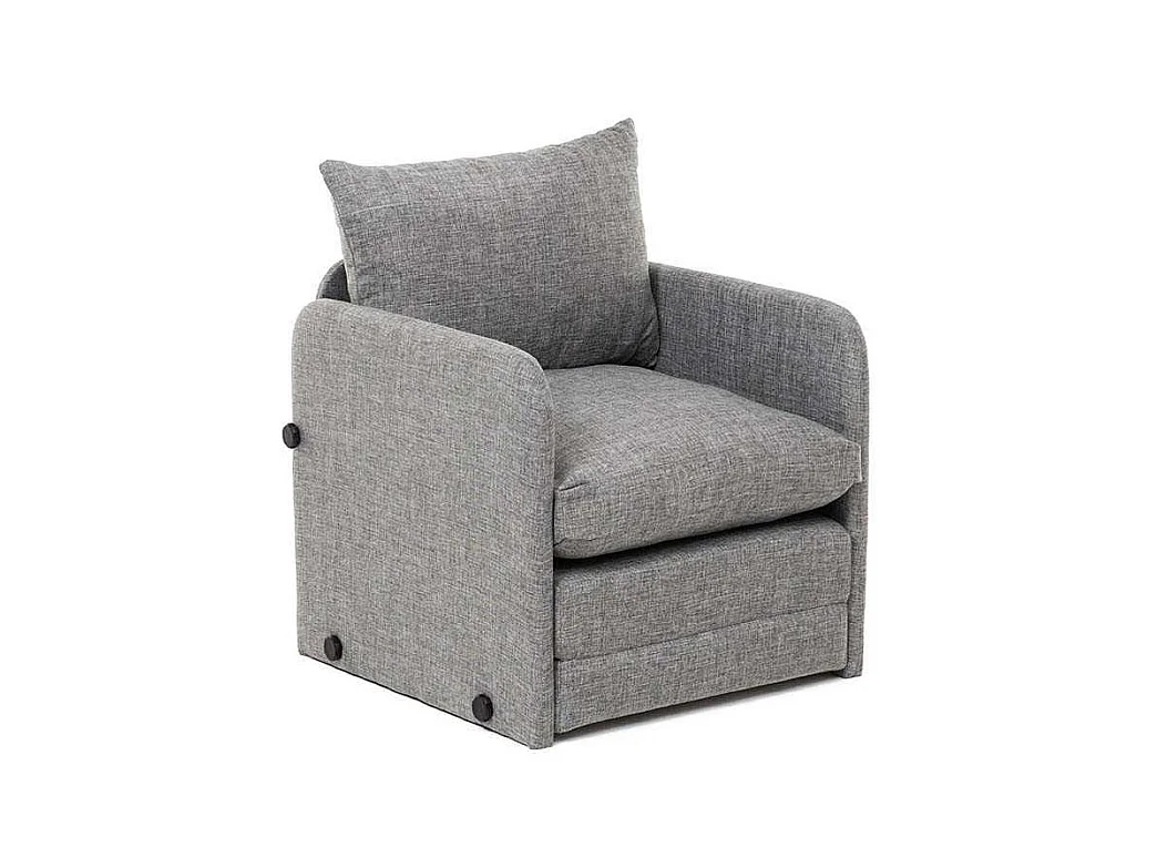 Fauteuil convertible en tissu Saga