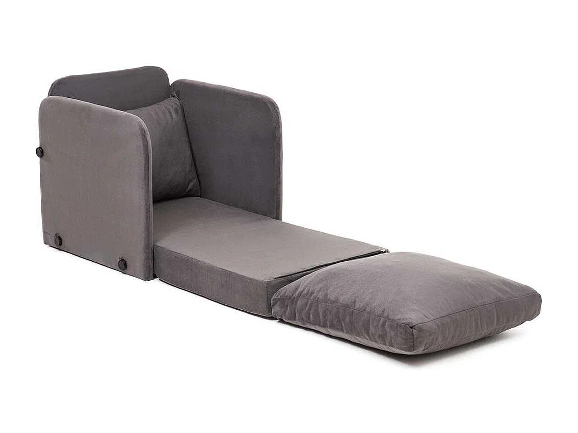 Fauteuil convertible en tissu Saga