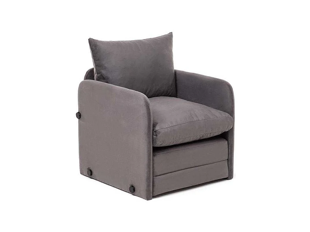 Fauteuil convertible en tissu Saga