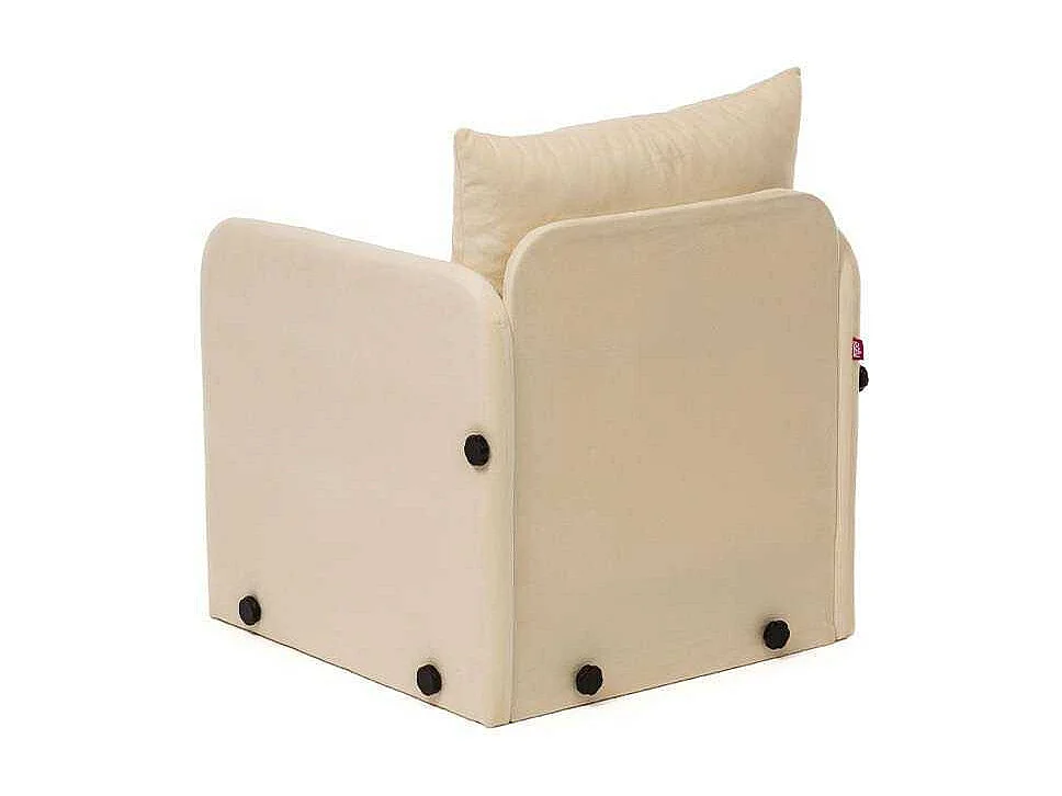 Fauteuil convertible en tissu Saga