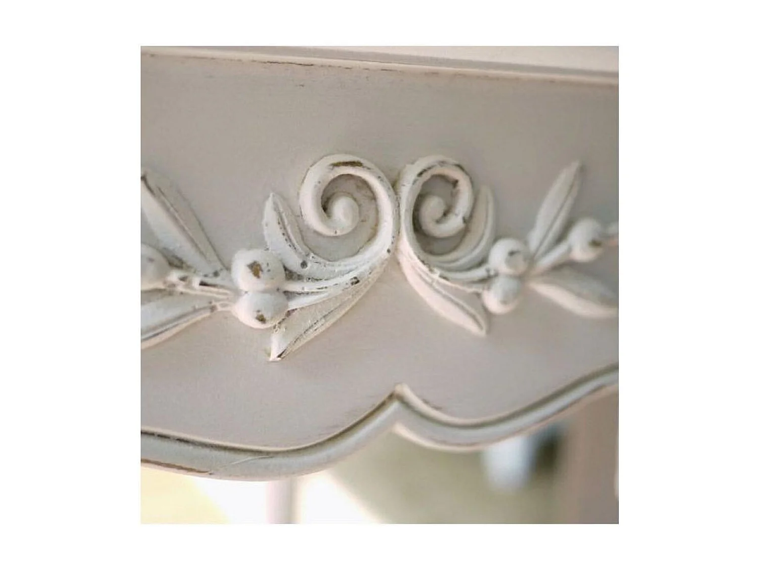 Table de chevet 1 tiroir MDF Blanc - Romance Interior's