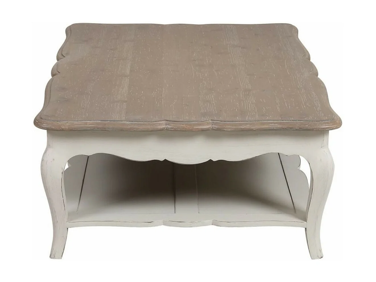 Table basse rectangulaire Bois Blanc - Château Interior's