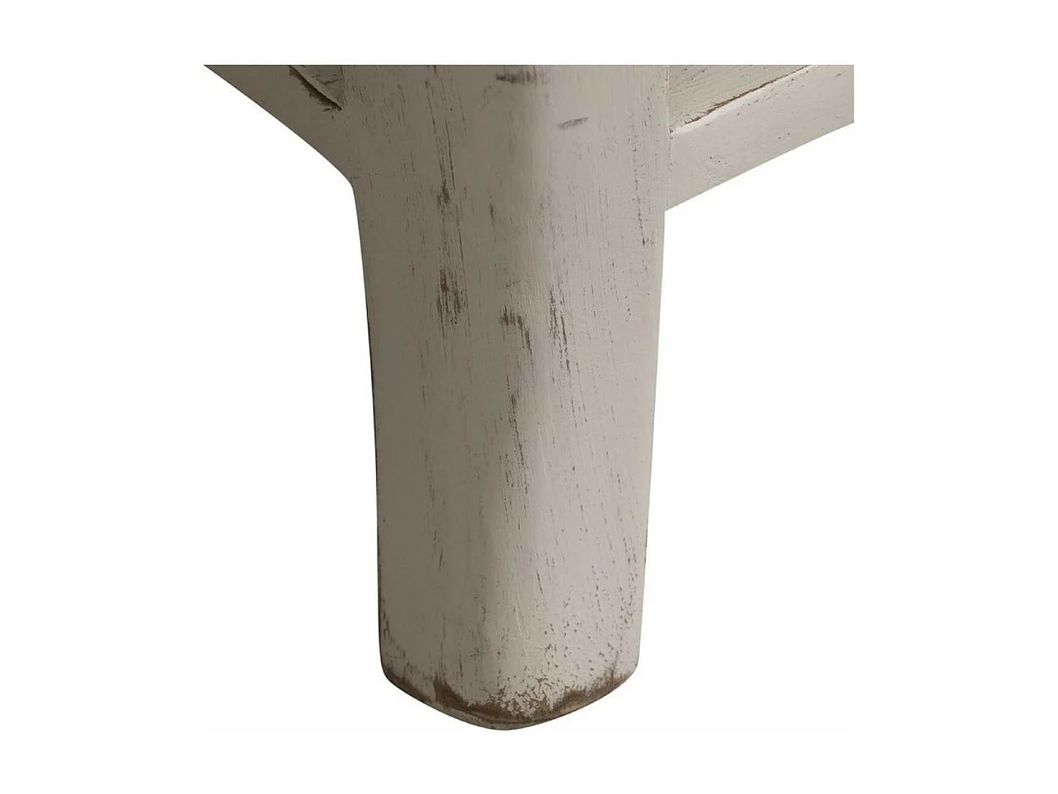 Table basse carrée avec rangement Bois Blanc - Château Interior's