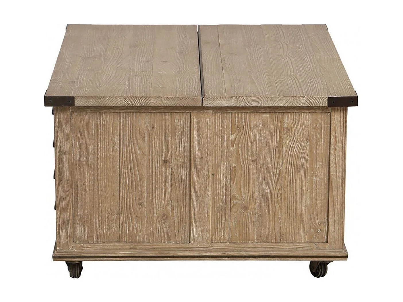 Table basse coffre Bois Beige - Livingstone Interior's