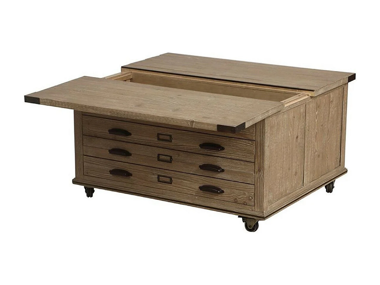 Table basse coffre Bois Beige - Livingstone Interior's