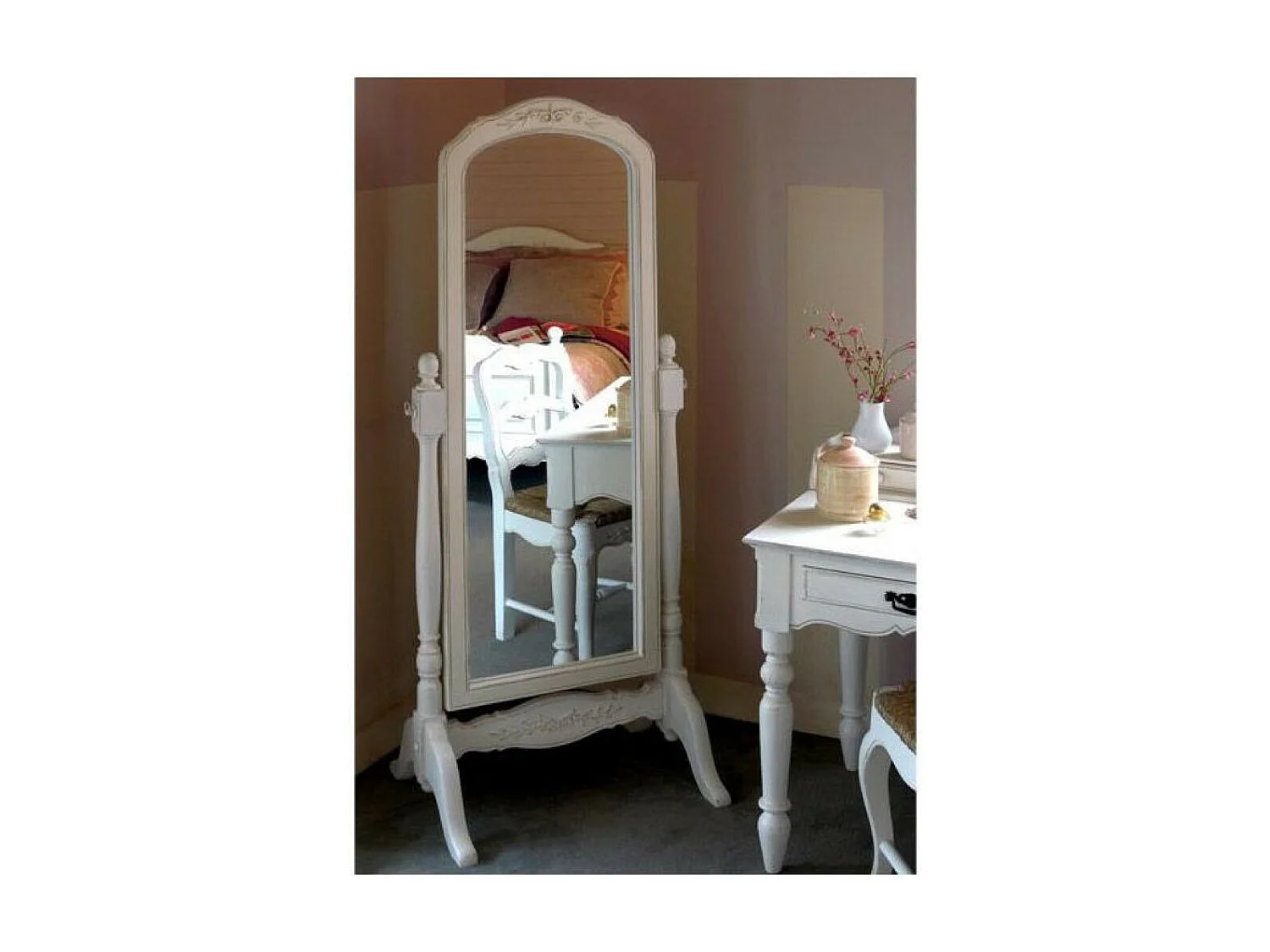 Psyché MDF Blanc - Romance Interior's