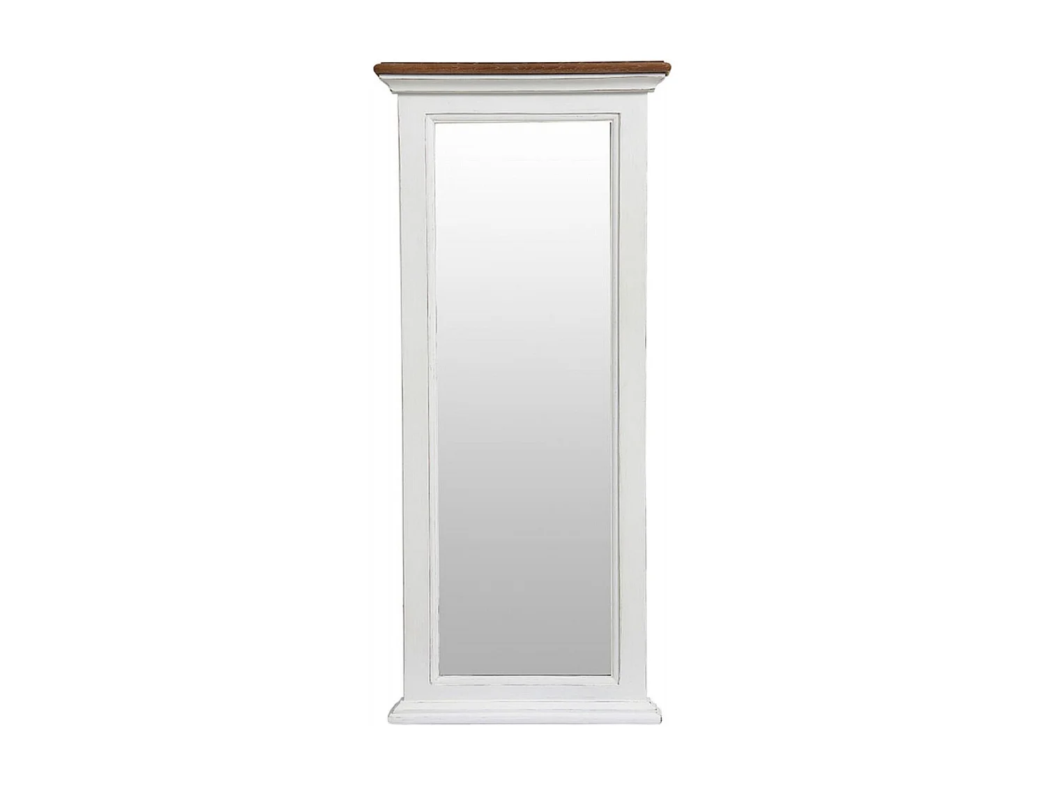 Meuble d'entrée module miroir Bois Blanc - Esquisse Interior's
