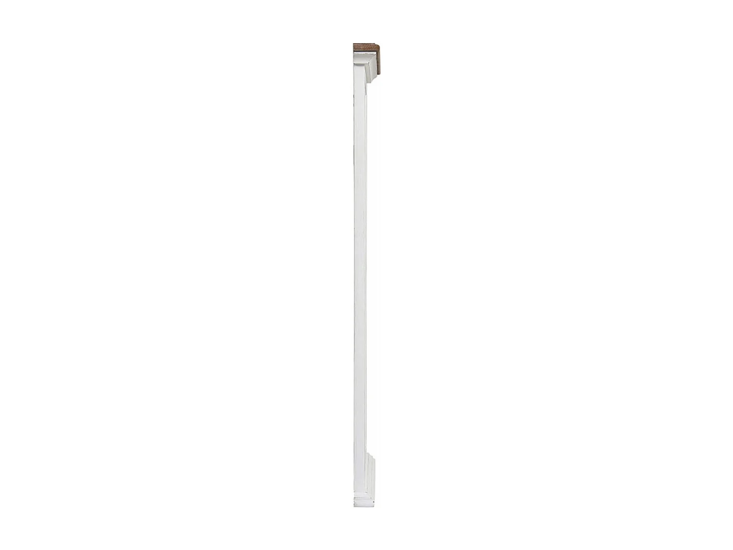 Meuble d'entrée module miroir Bois Blanc - Esquisse Interior's