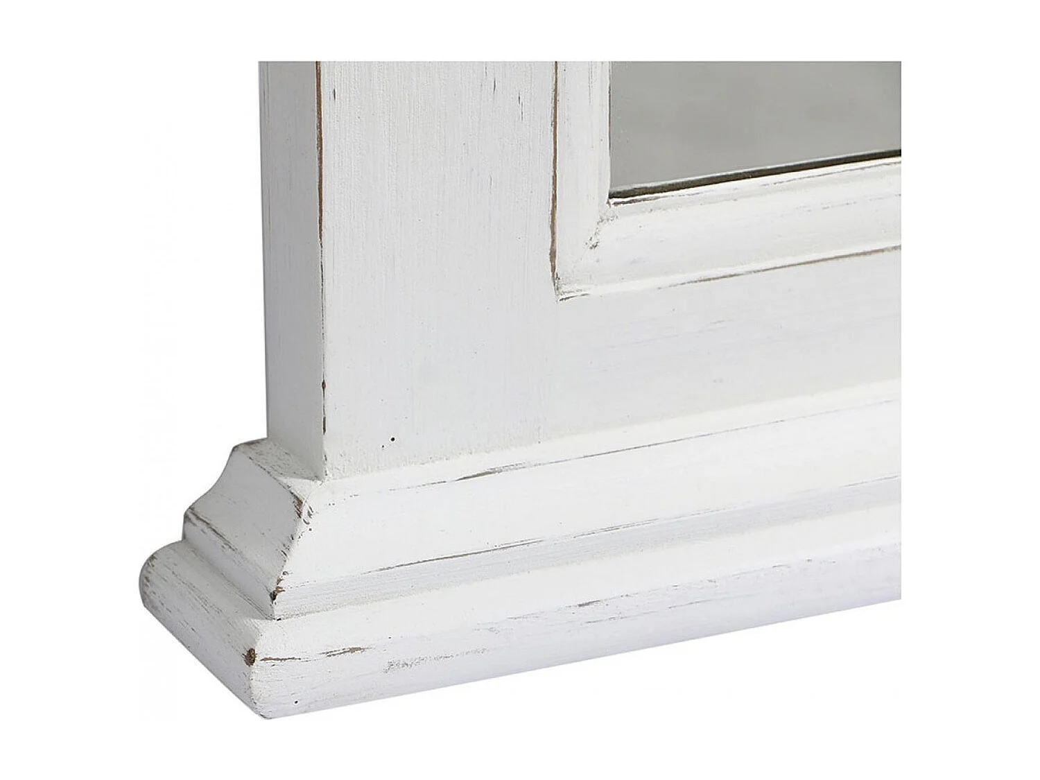 Meuble d'entrée module miroir Bois Blanc - Esquisse Interior's