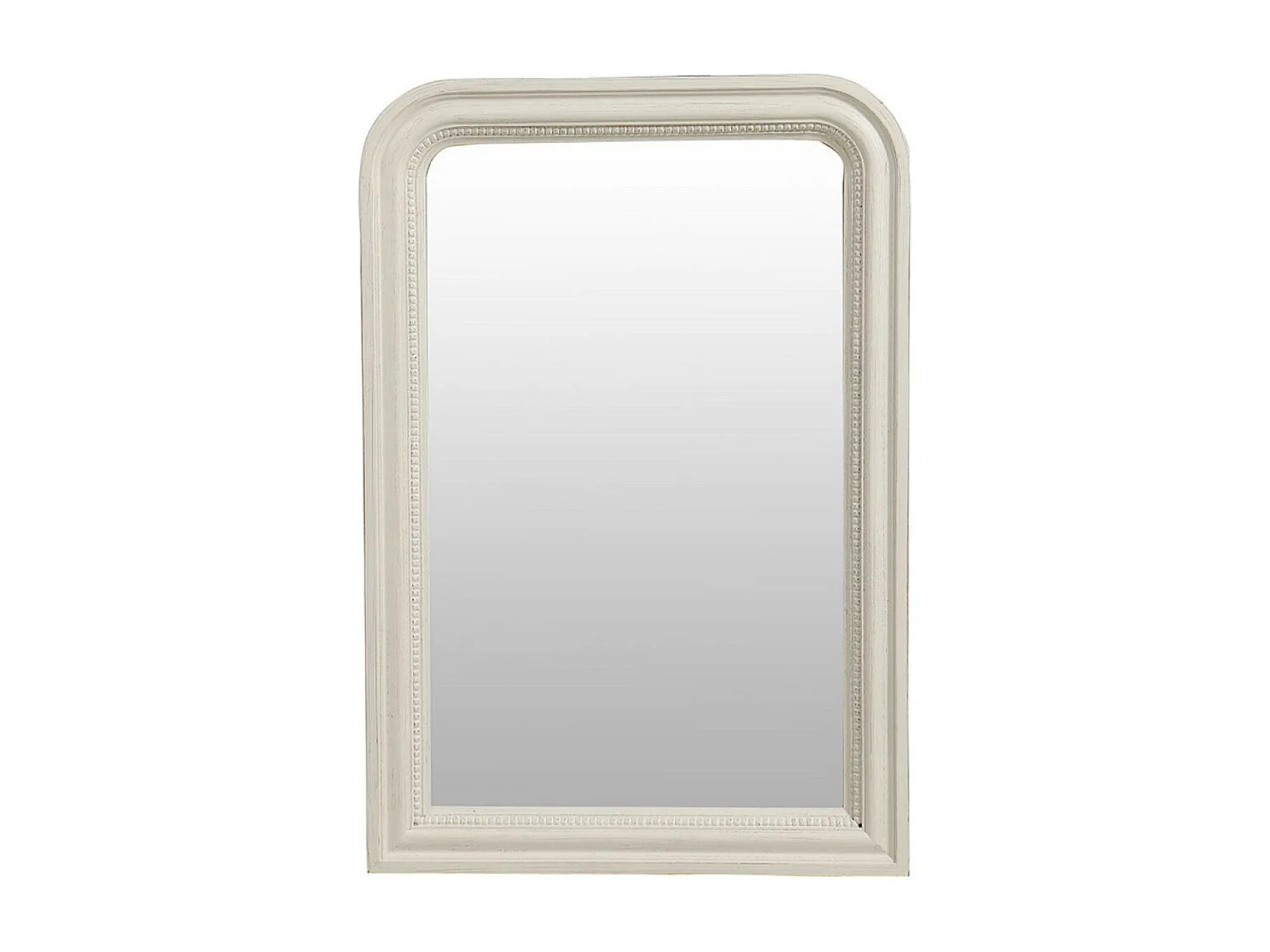 Miroir perlé MDF Blanc - Les Miroirs D'Interior'S Interior's