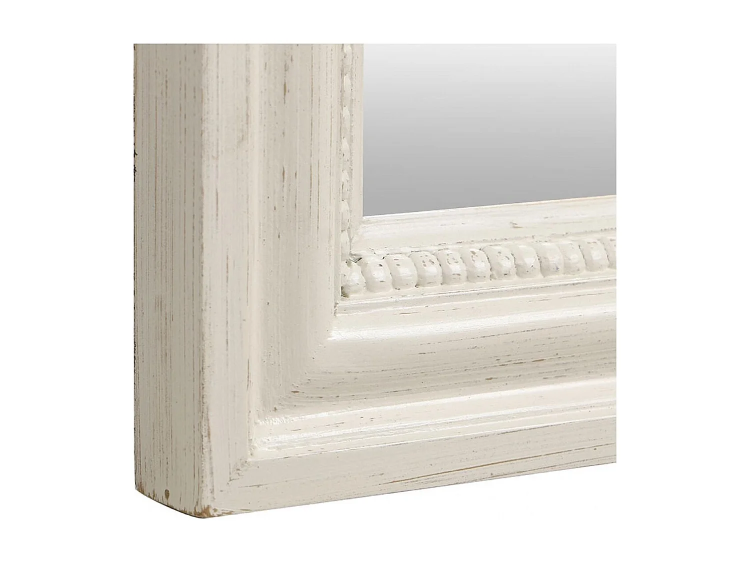 Miroir perlé MDF Blanc - Les Miroirs D'Interior'S Interior's