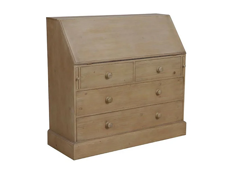 Grand scriban galbé Bois Beige - Natural Interior's