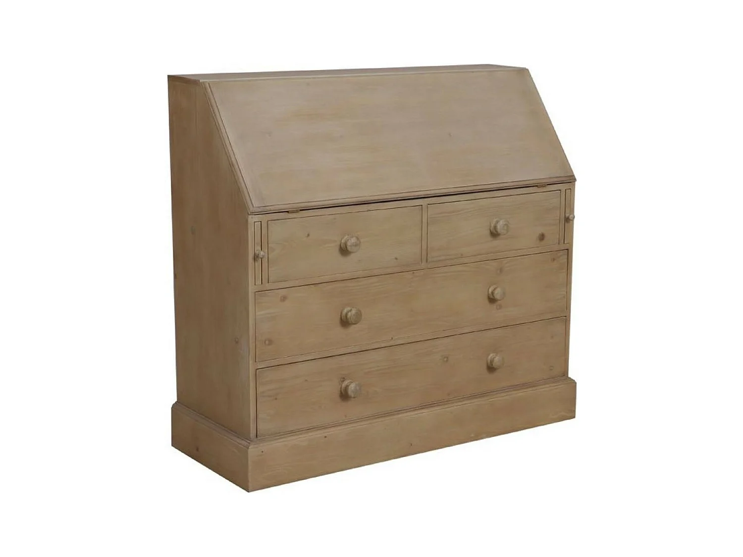 Grand scriban galbé Bois Beige - Natural Interior's