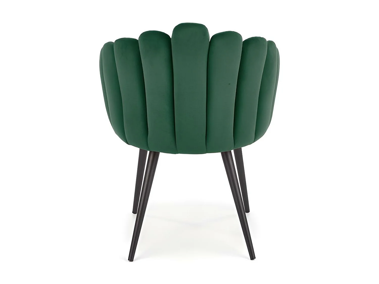 Sedia K410/Tessuto-Velluto/Verde