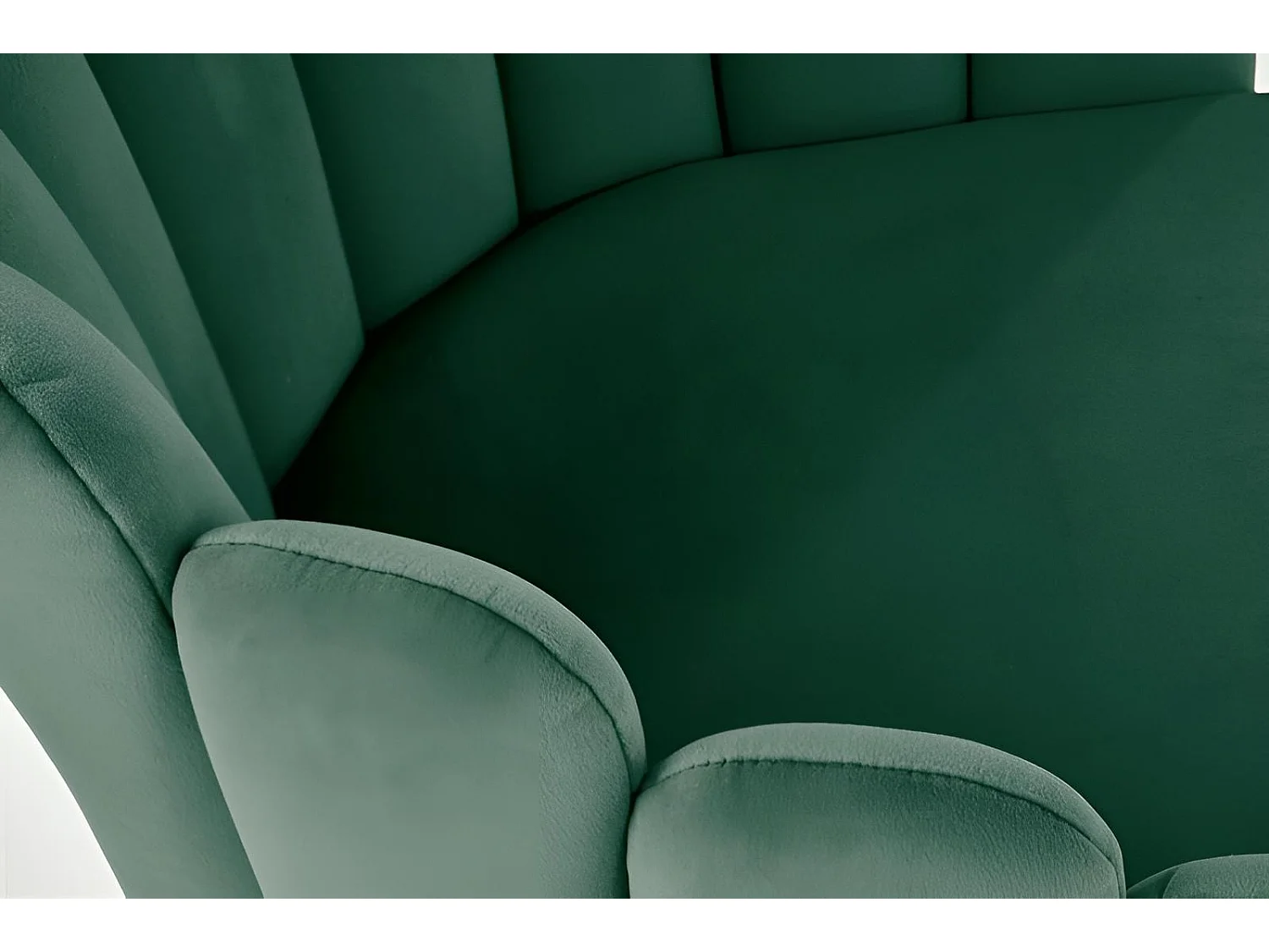 Sedia K410/Tessuto-Velluto/Verde