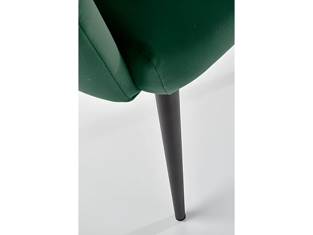 Sedia K410/Tessuto-Velluto/Verde