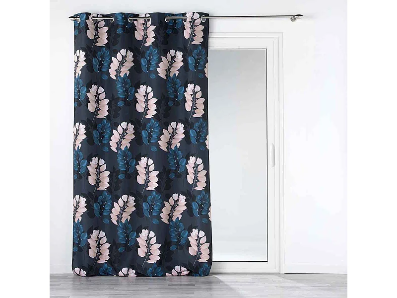 Rideau à Œillets "Belline" 140x260cm Bleu