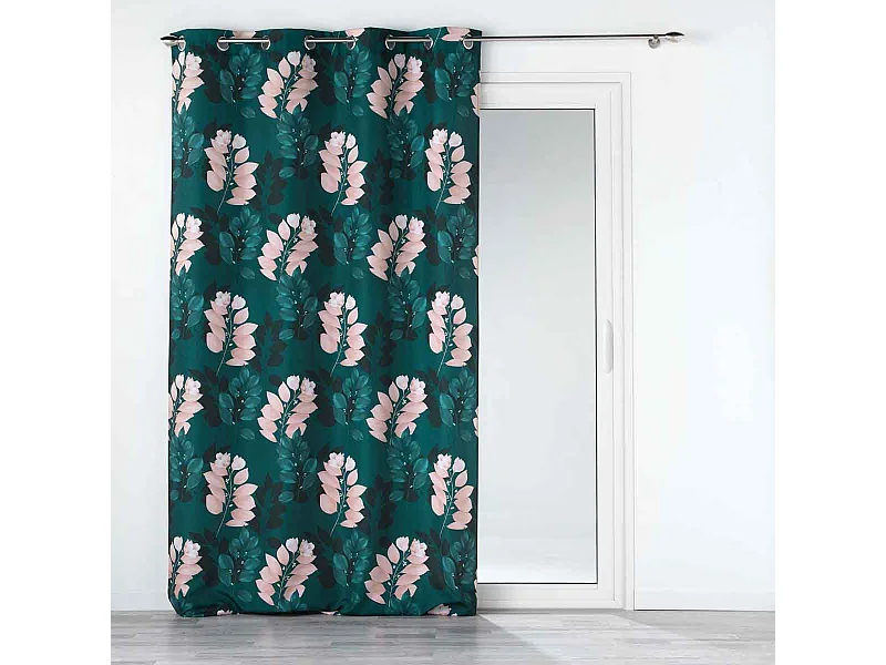 Rideau à Œillets "Belline" 140x260cm Émeraude