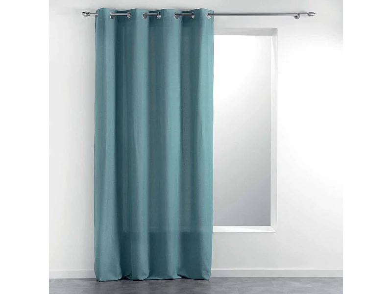 Rideau à Œillets "Meliane" 140x260cm Bleu