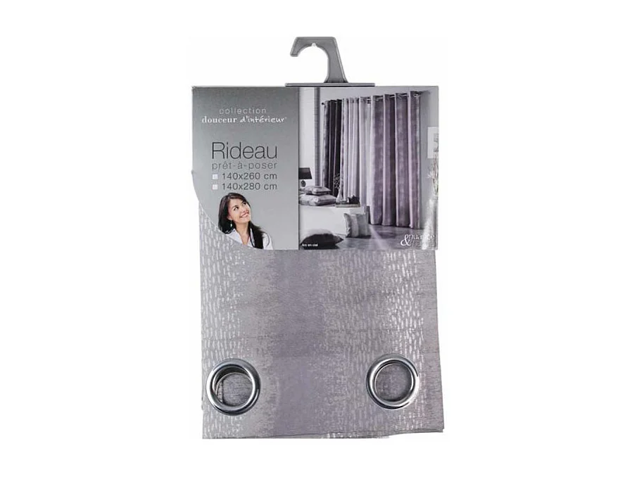 Cortina estampada efecto helado 140 x 260 cm