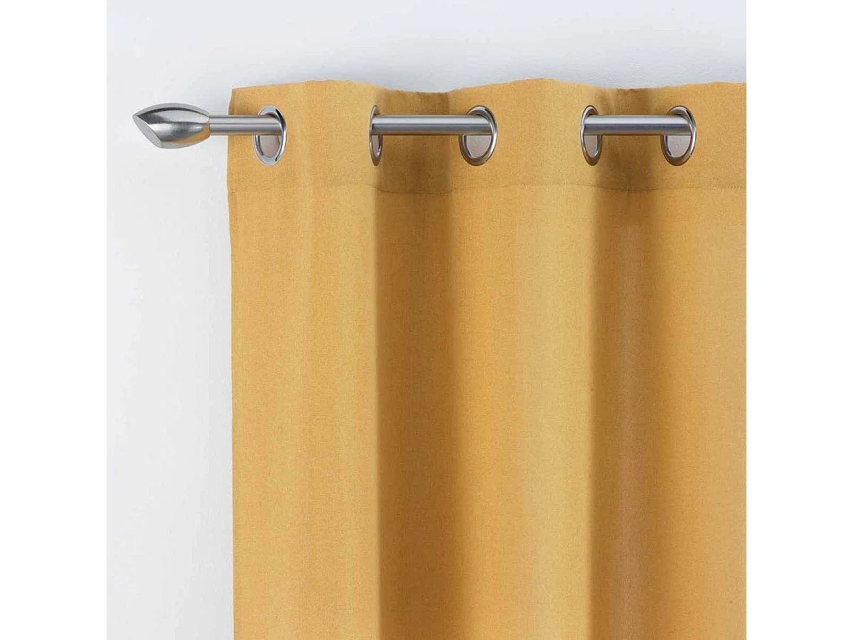 Rideau à Œillets "Meliane" 140x260cm Jaune
