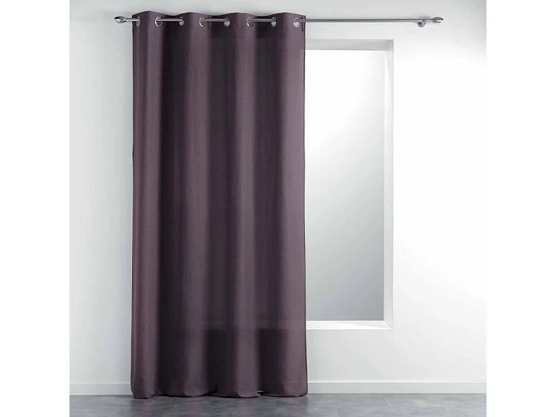 Rideau à Œillets "Meliane" 140x260cm Violet