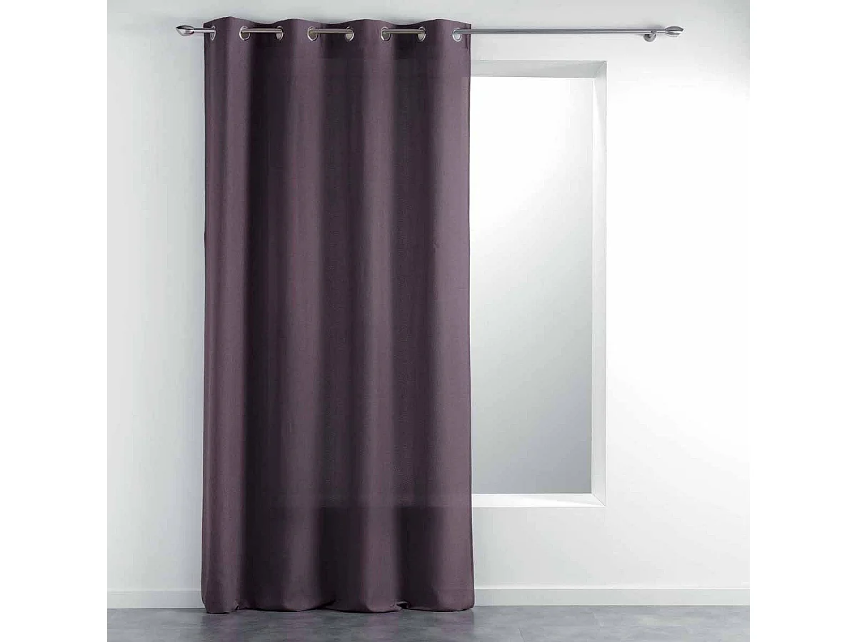 Rideau à Œillets "Meliane" 140x260cm Violet