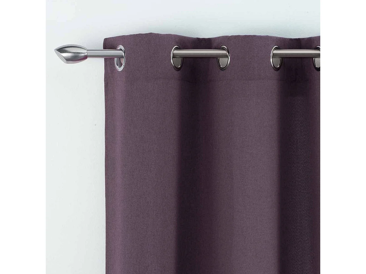 Rideau à Œillets "Meliane" 140x260cm Violet