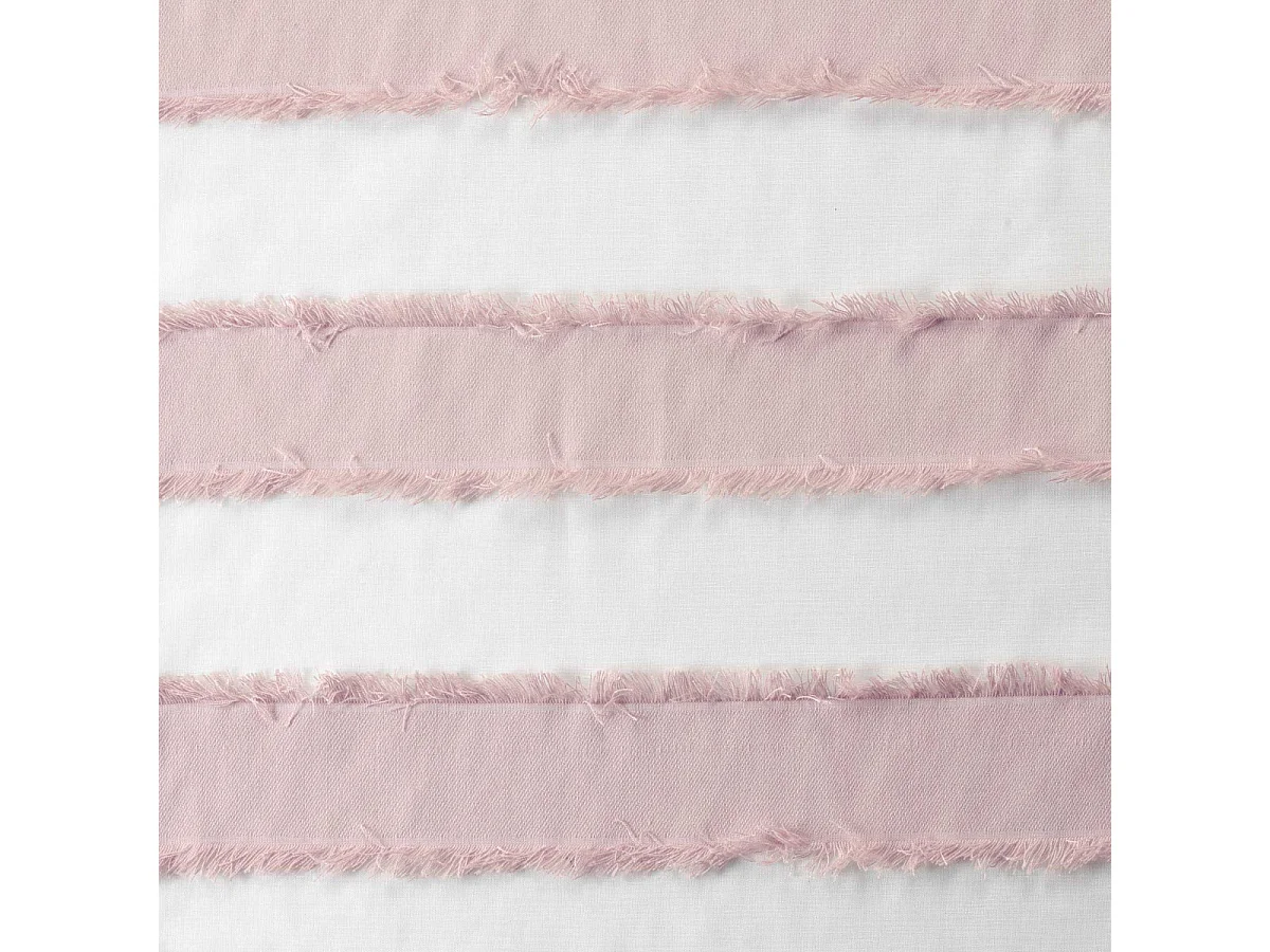 Rideau Voilage à Œillets "Lalina" 140x260cm Rose