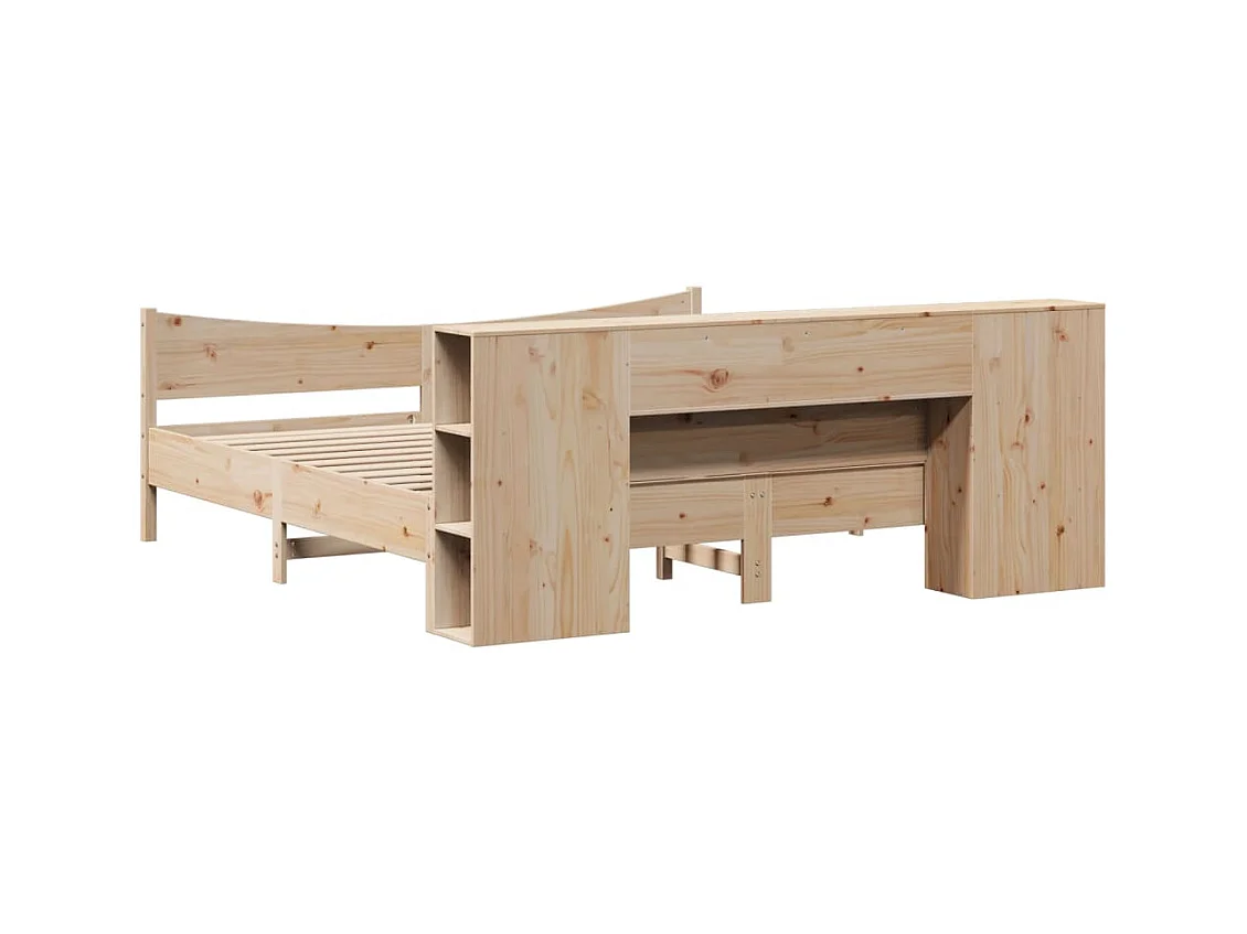 Cama sem colchão 180x200 cm madeira de pinho maciça