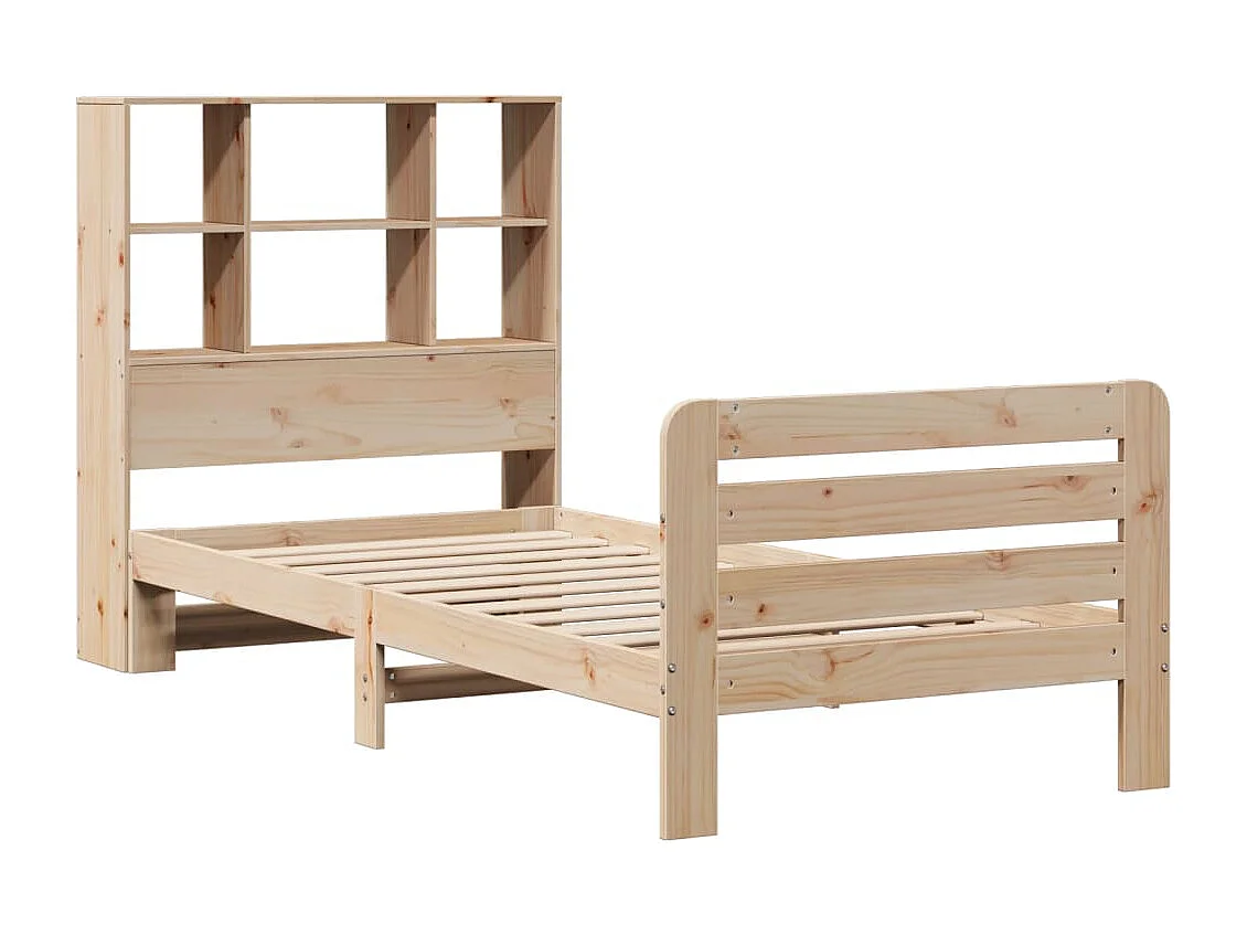 Cadre de lit sans matelas 90x190 cm bois de pin massif