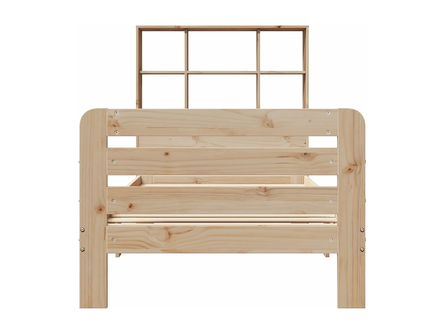 Cadre de lit sans matelas 90x190 cm bois de pin massif