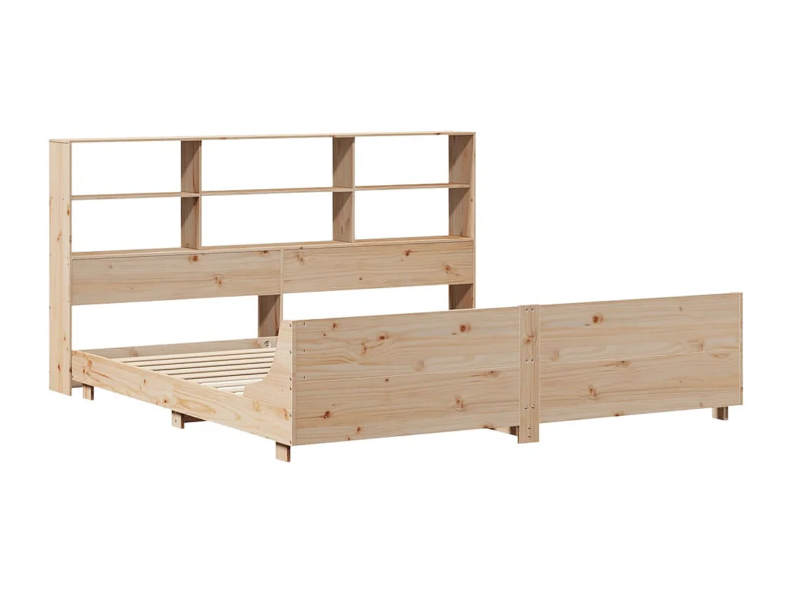 Cama sem colchão 180x200 cm madeira de pinho maciça