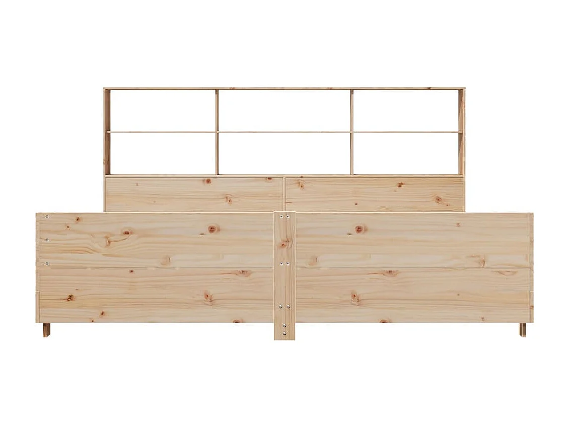 Cama sem colchão 180x200 cm madeira de pinho maciça