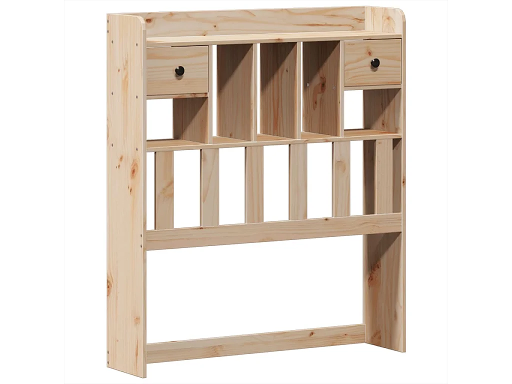 Estructura de cama sin colchón madera maciza pino 75x190 cm