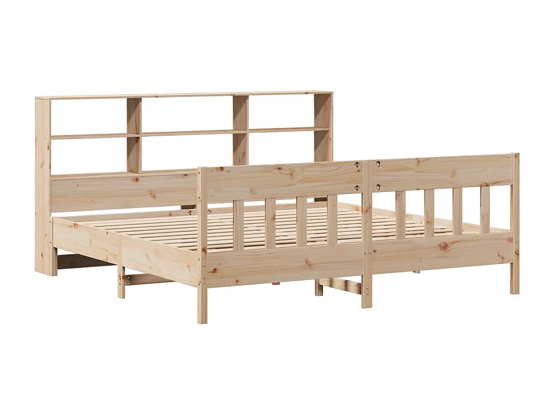 Cadre de lit sans matelas 180x200 cm bois massif de pin