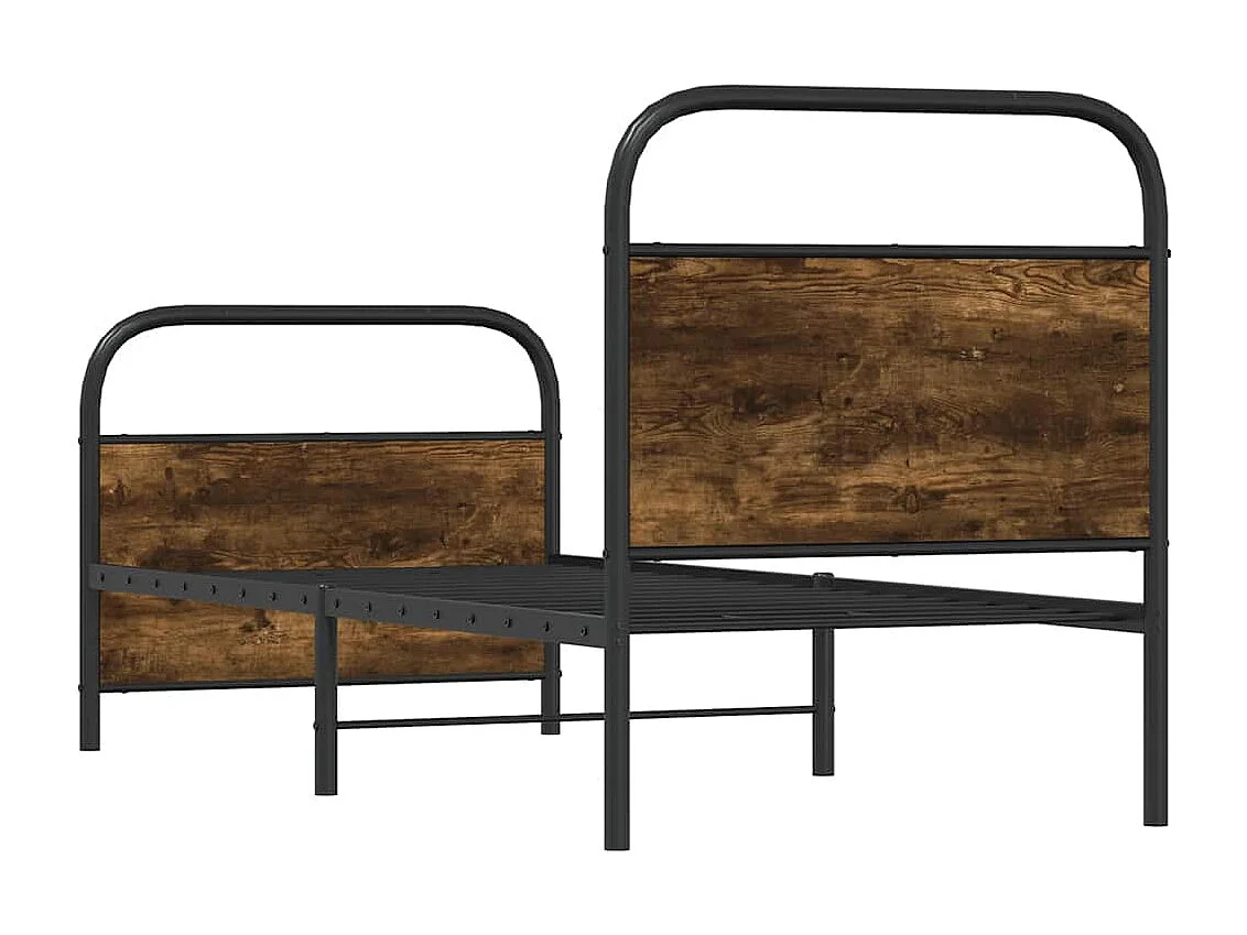 Estructura cama sin colchón 75x190 cm madera contrachapada