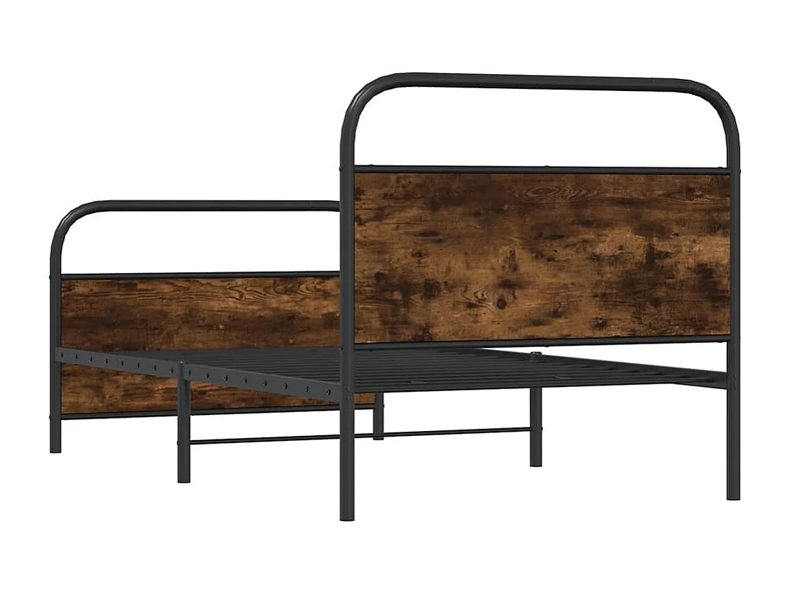 Estrutura cama s/ colchão derivados de madeira carvalho sonoma