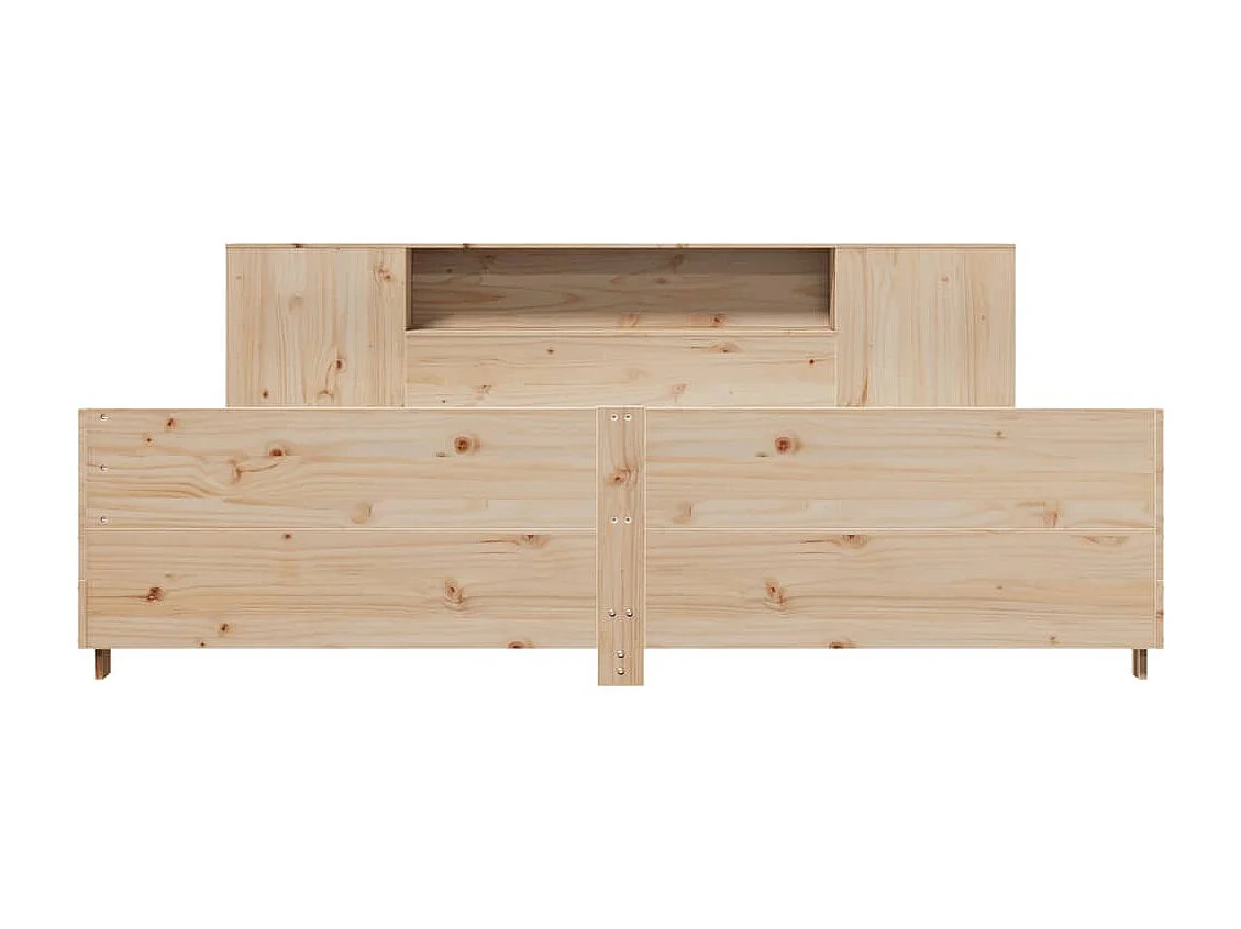 Cadre de lit sans matelas 180x200 cm bois massif de pin