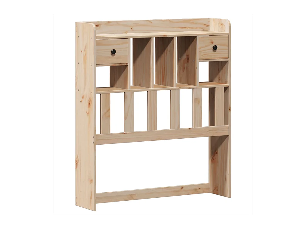Estructura de cama sin colchón madera maciza de pino 90x200 cm