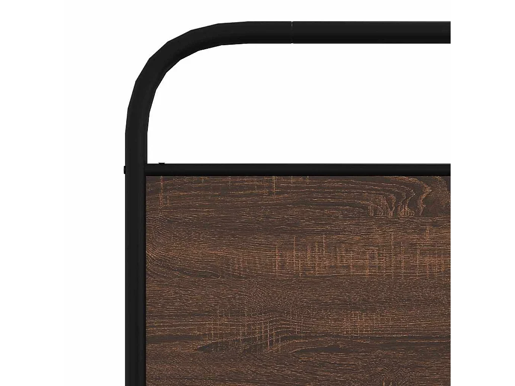 Cadre de lit sans matelas 100x190 cm chêne marron