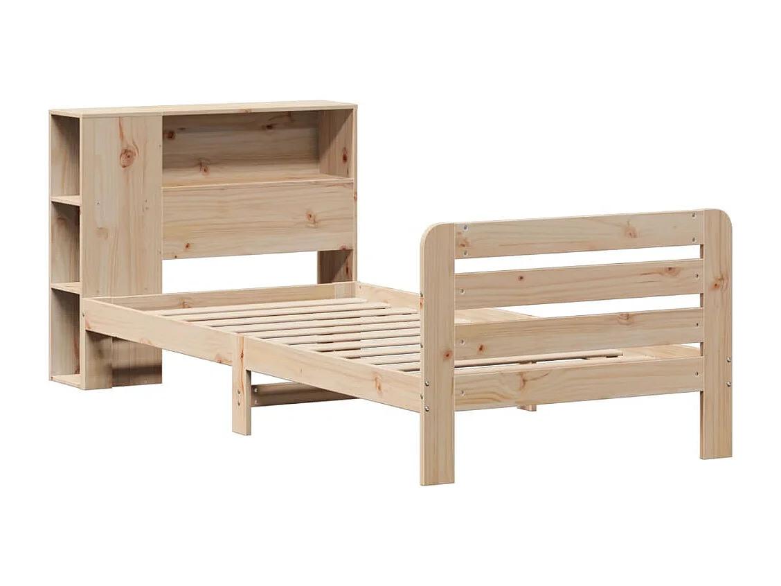 Cama sem colchão 90x190 cm madeira de pinho maciça